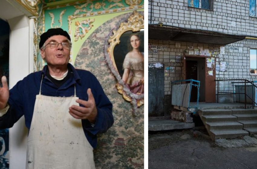  Замечательная работа: пенсионер из Киева превратил обычный подъезд в музей