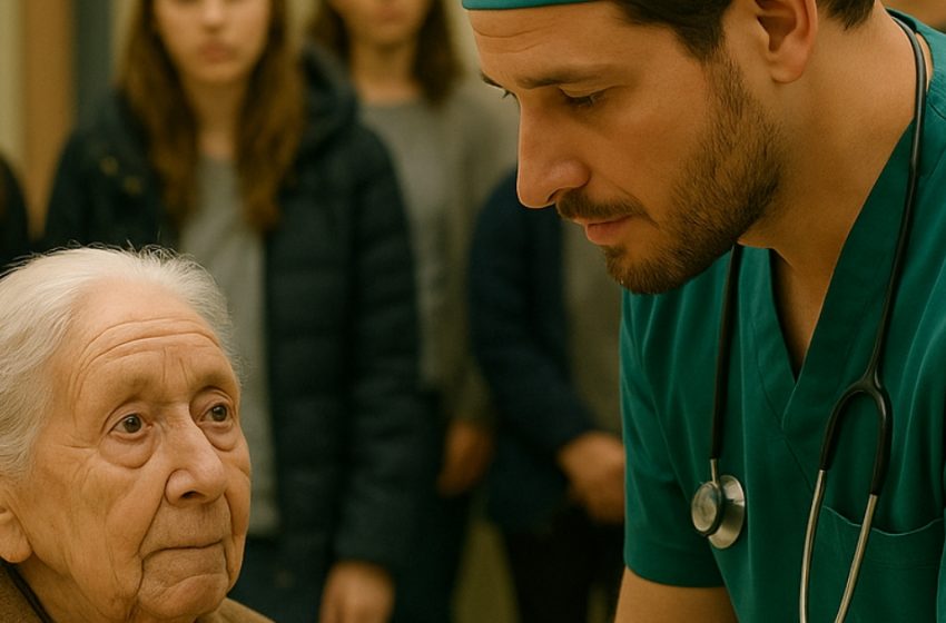  Хората се смяха на бедната възрастна жена, седнала в чакалнята на болницата, дори не подозирайки коя е тя. Всичко се промени, когато известният хирург излезе и се обърна към нея.