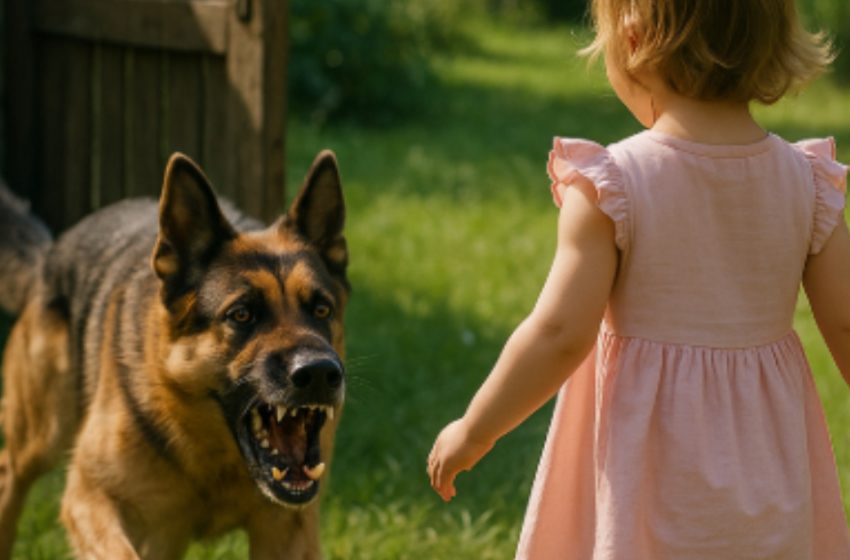  Виках от ужас, мислейки, че кучето ми напада детето. След секунда стана ясно, че по този начин то ѝ е спасило живота.