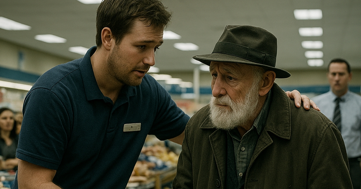 На 90 години се маскирах като беден старец и влязох в собствения си супермаркет… Това, което се случи след това, промени завинаги наследството ми.