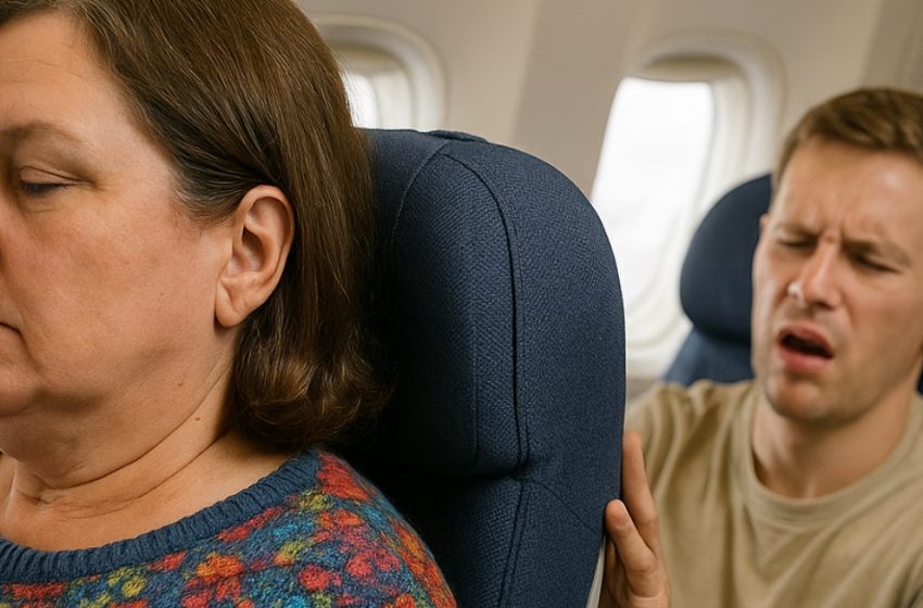  В самолета една жена наклони седалката си назад и ми смачка краката: реших да ѝ дам урок по обноски.