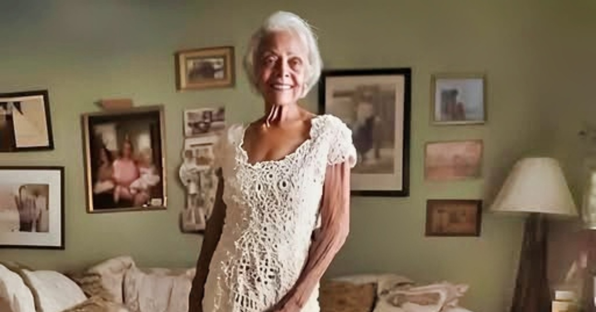 На 70 години тя поднови брачните си клетви в сватбена рокля, плетена на една кука от съпруга ѝ, с когото е заедно вече 47 години!