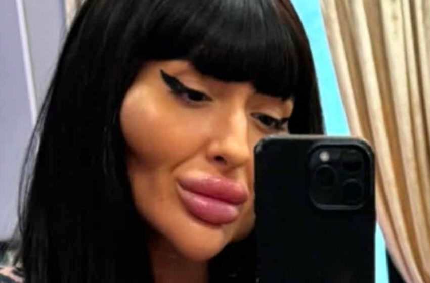  Момичето с поразителните скули показва партньора си! Феновете питат: „Колко му плати?“