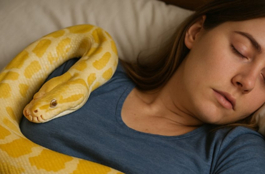  Момиче държеше у дома огромен питон, но един ден той започна да се държи странно — спря да яде и се увиваше около талията ѝ. По-късно тя научи нещо ужасяващо за него.