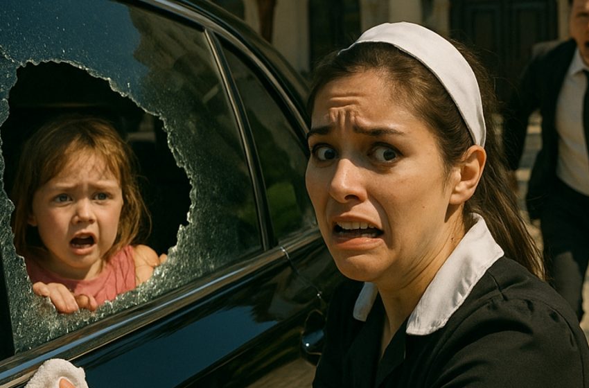  Новата съпруга на милионера „забравя“ доведената си дъщеря заключена в колата… но това, което направи прислужницата, промени всичко завинаги.